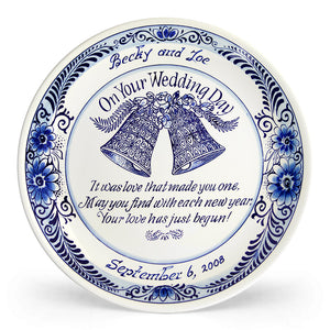 Delft Wedding Plate