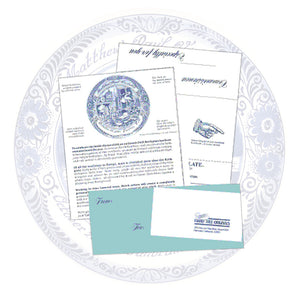 Delft Birth Plate Gift Certificate